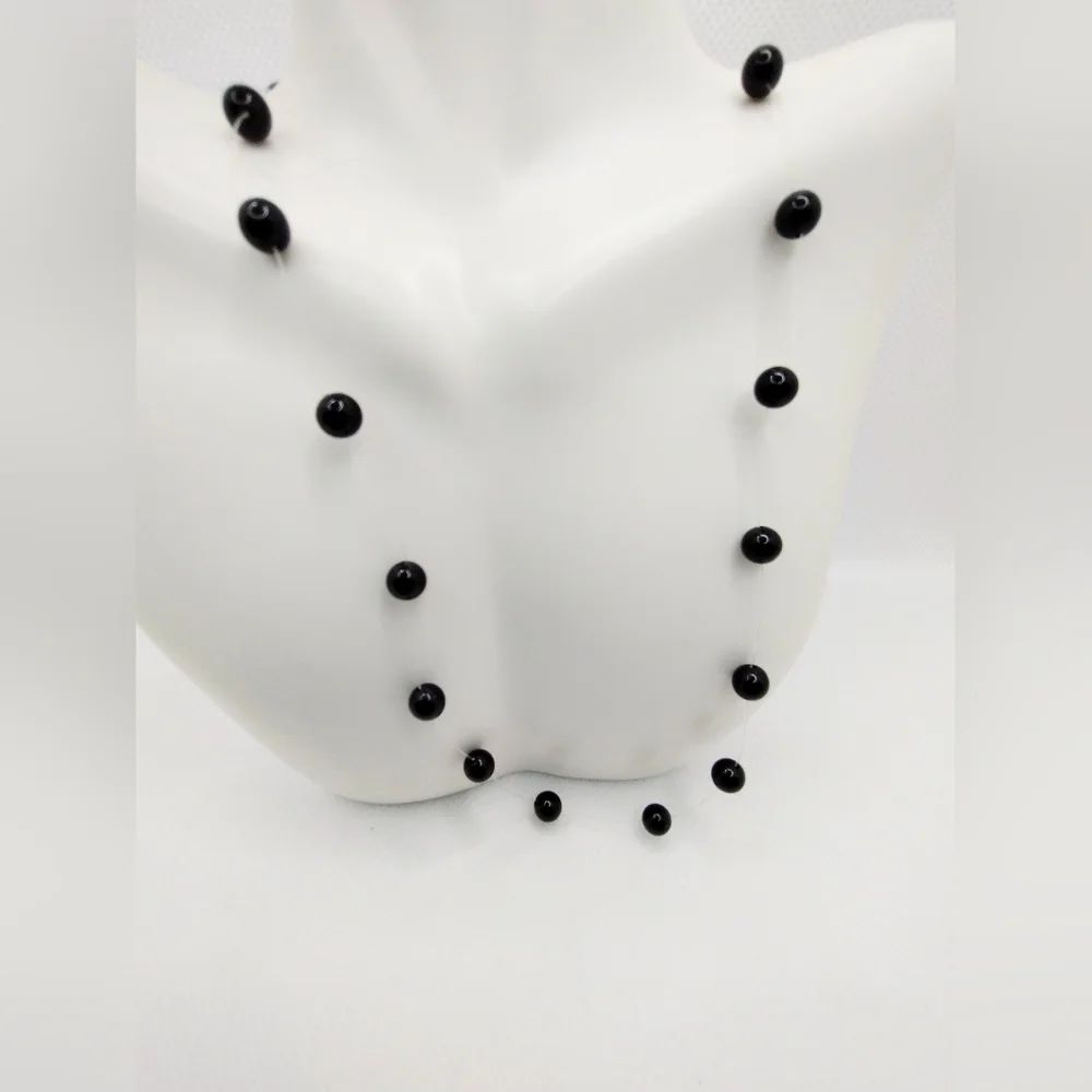 Vintage Floating Beaded Necklace - Picture 2 of 5